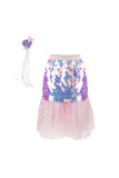 Great Pretenders Bling Bling Mermaid Skirt & Hairclip Pink 4-6