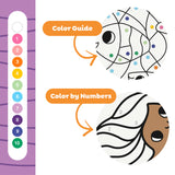 Tiger Tribe Colour by Numbers - Mermaids & Friends