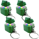 Croaking Frog Light & Sound Clicker Keychain