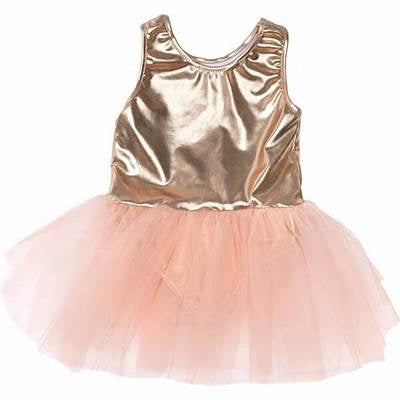 Great Pretenders Ballet Tutu Dress Rose Gold 3-4