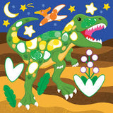 Color By Dots Dinosaurs Sticker Book