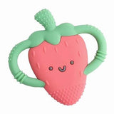 Chew Crew Strawberry Easy Hold Silicone Teether