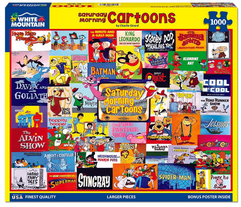 Saturday Morning Cartoons 1000 Pce puzzle