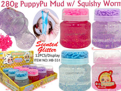 Puppypu Slime w/ Squishy Worm