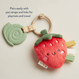 Itzy Pal - Plush Strawberry & Teether