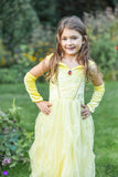 Great Pretenders Velvety Soft Yellow Princess Gown w/ Arm Warmers 5-6