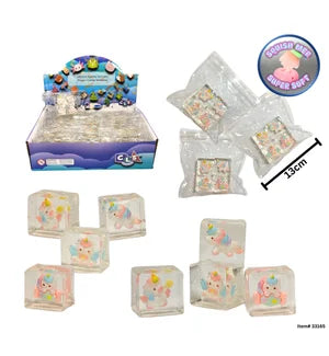 Unicorn Squishy Ice Cubes 4 Pk