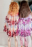 Great Pretenders 5th Avenue Pailette Cape Gold/Light Pink 4-6