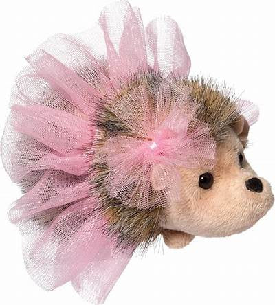 Douglas - Pink Swirl Hedgehog w/ Tutu