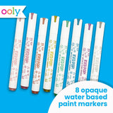 Ooly Vivid Pop Opaque Water Based Paint Markers 8 Pk Metallic