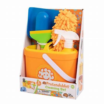 Pretendables Cleaning Set By Fat Brain 9 Pce