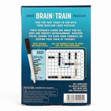 Brain Train Logic Puzzles 40 Reusable Challenges