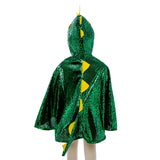 Great Pretenders Dragon Toddler Cape Green/Metallic 2-3