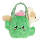 Fancy Pals Smiling Cactus w/ Fox Carrier