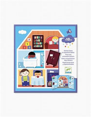 Thick & Removable Stickers  Book - House