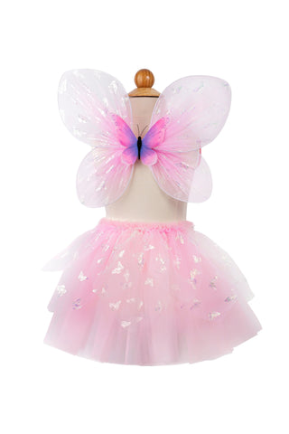 Great Pretenders Flutter Butterfly Skirt Wings Pink 4-6