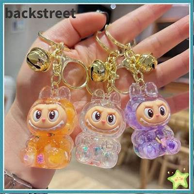Monster Labubu Keychain w/ Liquid