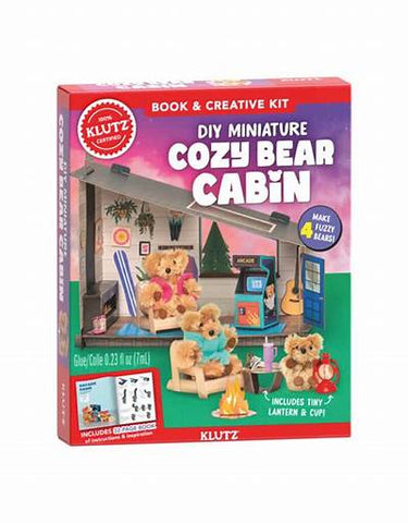 Klutz DIY Cozy Bear Cabin Kit