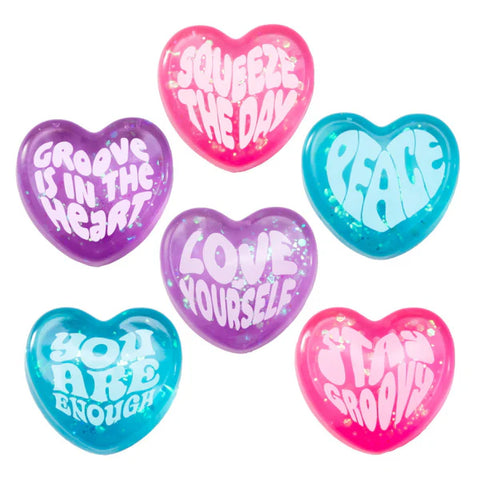 Good Vibes Only Mini Heart Sugar Squish (not NeeDoh)