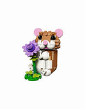Lego Cute Hamster With A Flower 166 Pce