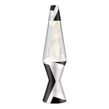 Polygonal White Tone Lava Lamp 14.5"