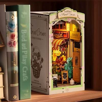 Rolife Book Nook & Wonderland Floral Corner 164 Pce