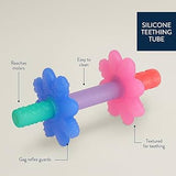 Teensy Tubes Rainbow Silicone Teething Chew Tube
