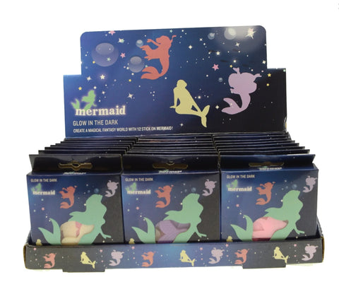 Mermaid Glow In The Dark Stick Ons