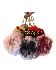 Dreamy Baby Fuzzy Pom Pom Keychain