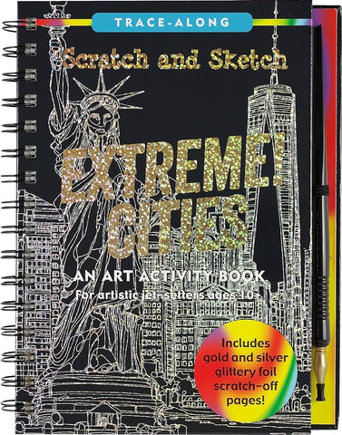 Scratch And Sketch Extreme Cities Activity Book