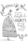 She Is Clothed In Strength & Dignity Artists Coloring Book