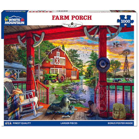 Farm Porch Puzzle 1000 Pce