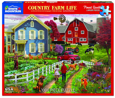 Country Farm Life Puzzle 1000 Pce