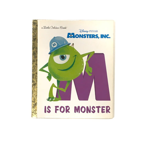 M Is For Monster - Little Golden Book