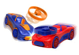 Spinz Pull Back Race Car w/ Flying Disc