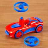 Spinz Pull Back Race Car w/ Flying Disc