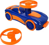 Spinz Pull Back Race Car w/ Flying Disc