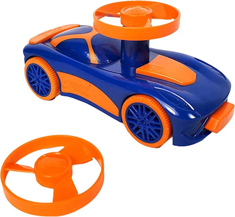 Spinz Pull Back Race Car w/ Flying Disc