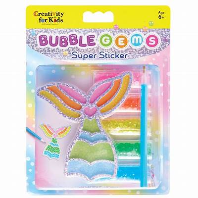 Bubble Gems Super Sticker Mermaid