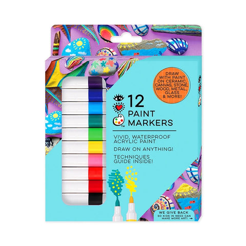 Acrylic Paint Markers 12 Pk