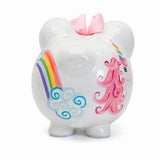 Large Unicorns & Rainbows Pig Bank