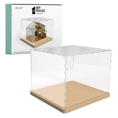 DIY House Acrylic Display Box Dust Cover