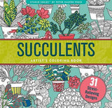 Succulents Artists Coloring Book