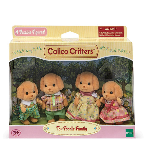 Calico Critters Toy Poodle Family