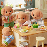 Calico Critters Toy Poodle Family