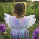 Great Pretenders Unicorn Skirt & Wings Pastel 4-6