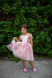 Great Pretenders Holiday Ballerina Dress Dusty Rose 5-6