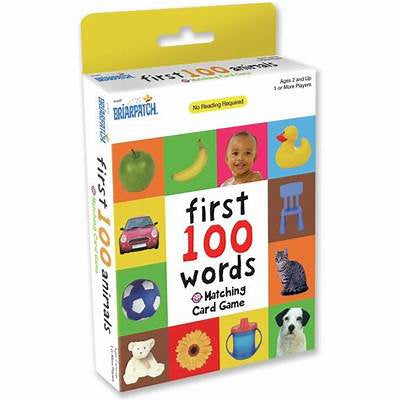 First 100 Words Matching Card Game