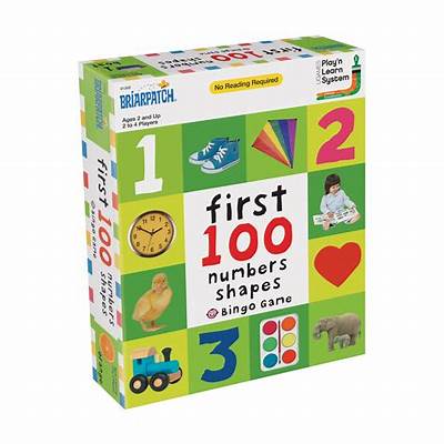 First 100 Numbers & Shapes Bingo Game