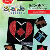 Sparkle Tattoo Stencils - Canada Collection